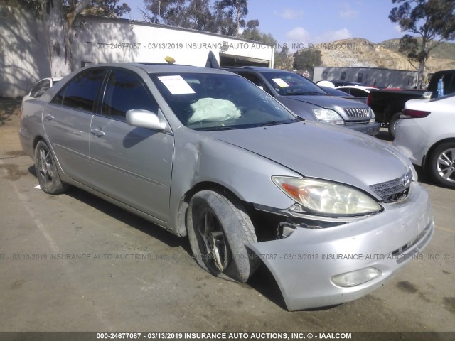 4T1BE32K13U759484 - 2003 TOYOTA CAMRY LE/XLE/SE SILVER photo 1