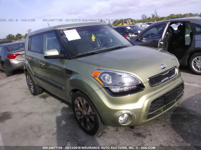 KNDJT2A66D7617457 - 2013 KIA SOUL +/!/SPORT GREEN photo 1