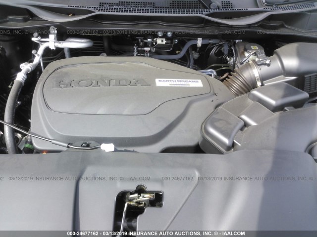 5FNRL6H97KB029908 - 2019 HONDA ODYSSEY ELITE Schwarz Foto 10