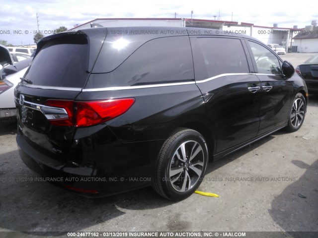 5FNRL6H97KB029908 - 2019 HONDA ODYSSEY ELITE Schwarz Foto 4