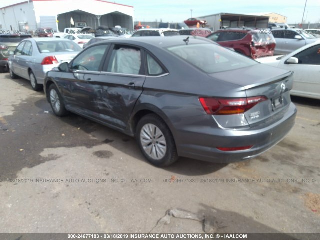 3VWC57BU5KM074700 - 2019 VOLKSWAGEN JETTA S/SE/R-LINE GRAY photo 3