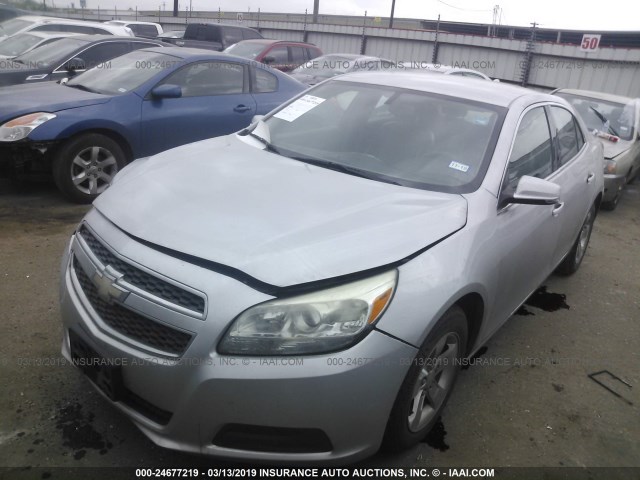 1G11C5SA9DF255904 - 2013 CHEVROLET MALIBU 1LT 银色 照片 2