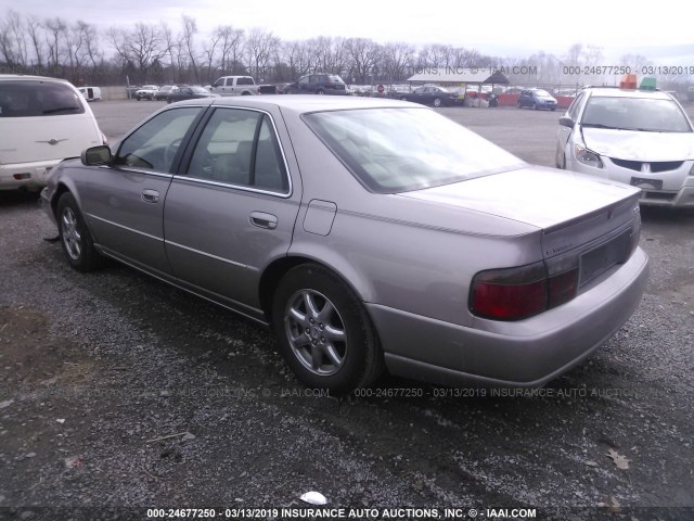 1G6KY5494WU902159 - 1998 CADILLAC SEVILLE STS SILVER photo 3