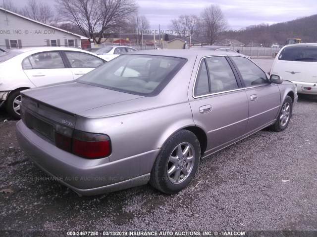 1G6KY5494WU902159 - 1998 CADILLAC SEVILLE STS SILVER photo 4