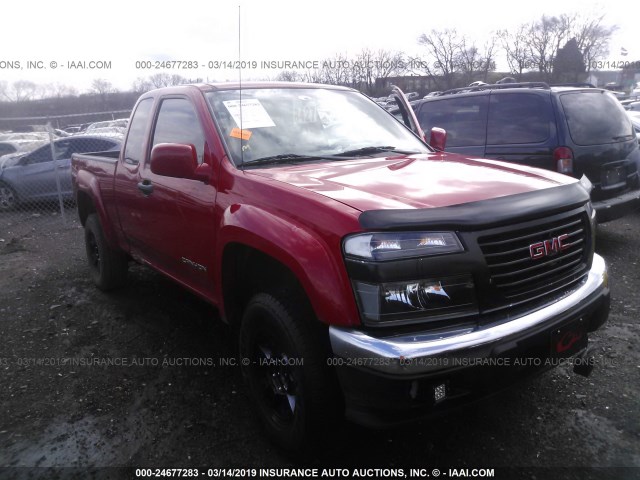 1GTDS196058201849 - 2005 GMC CANYON RED photo 1