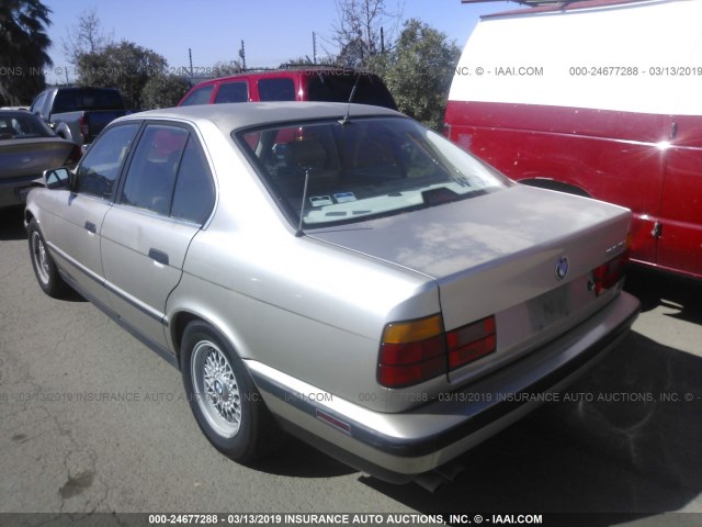 WBAHD2318KBF62453 - 1989 BMW 535 I AUTOMATIC GOLD photo 3