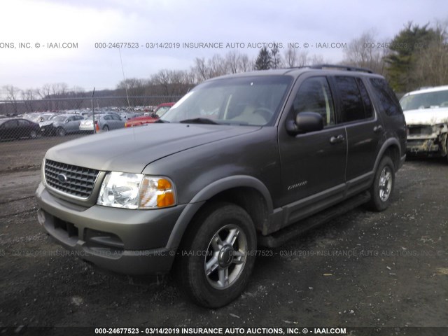 1FMDU73E32UB02499 - 2002 FORD EXPLORER XLT BROWN photo 2