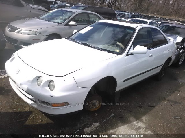 JH4DB7658SS016427 - 1995 ACURA INTEGRA LS WHITE photo 2