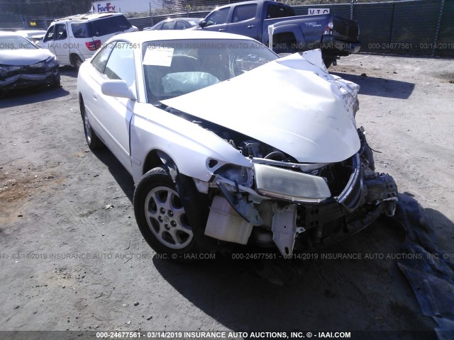 2T1CG22P11C455428 - 2001 TOYOTA CAMRY SOLARA SE WHITE photo 1