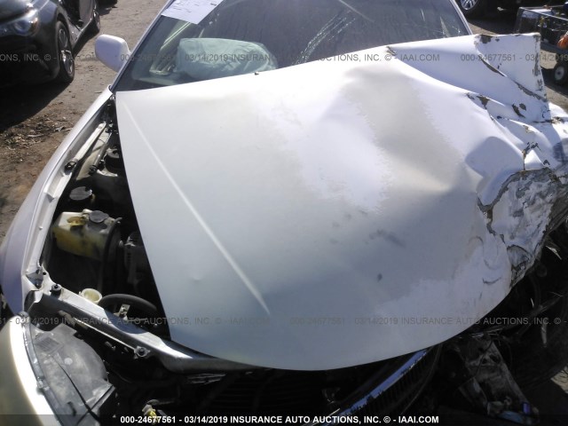 2T1CG22P11C455428 - 2001 TOYOTA CAMRY SOLARA SE WHITE photo 10