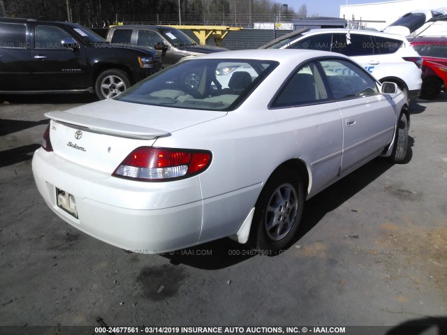 2T1CG22P11C455428 - 2001 TOYOTA CAMRY SOLARA SE WHITE photo 4