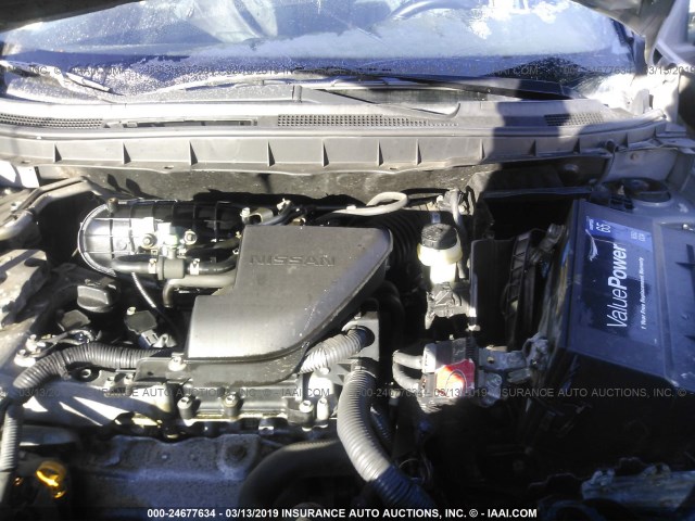 JN8AS5MT8AW021861 - 2010 NISSAN ROGUE S/SL/KROM GRAY photo 10