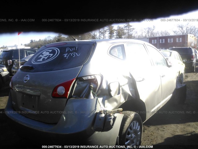 JN8AS5MT8AW021861 - 2010 NISSAN ROGUE S/SL/KROM GRAY photo 4