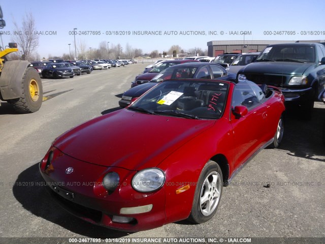 JT5FG02T6W0049446 - 1998 TOYOTA CELICA GT RED photo 2