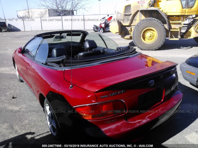 JT5FG02T6W0049446 - 1998 TOYOTA CELICA GT RED photo 3