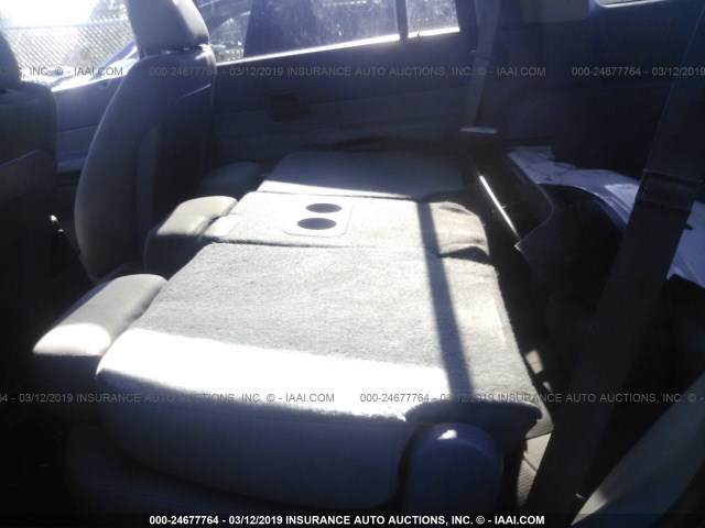 1D4HB38N96F106969 - 2006 DODGE DURANGO SXT GRAY photo 8