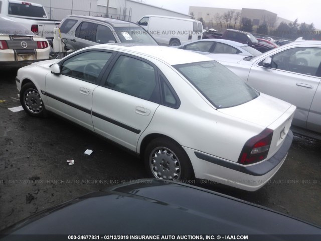 YV1TS97D6X1046838 - 1999 VOLVO S80 WHITE photo 3