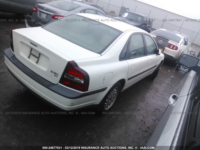 YV1TS97D6X1046838 - 1999 VOLVO S80 WHITE photo 4