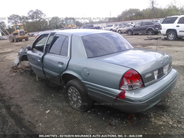 2FAFP73W05X124315 - 2005 FORD CROWN VICTORIA  GREEN photo 3