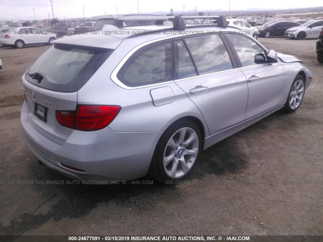 WBA3K5C55FK301479 - 2015 BMW 328 D/XDRIVE GRAY photo 4