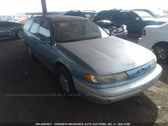 1FACP57U5NG121139 - 1992 FORD TAURUS GL Light Blue photo 1