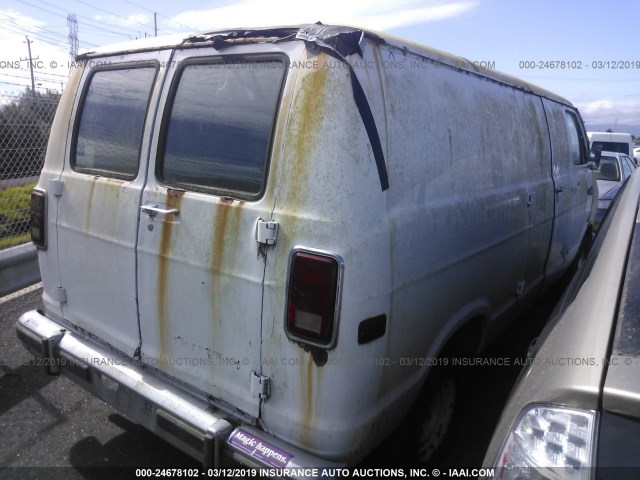 2B6HB23T0GK503569 - 1986 DODGE RAM VAN B250 WHITE photo 4