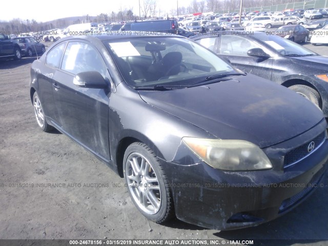JTKDE177760081026 - 2006 TOYOTA SCION TC BLACK photo 1