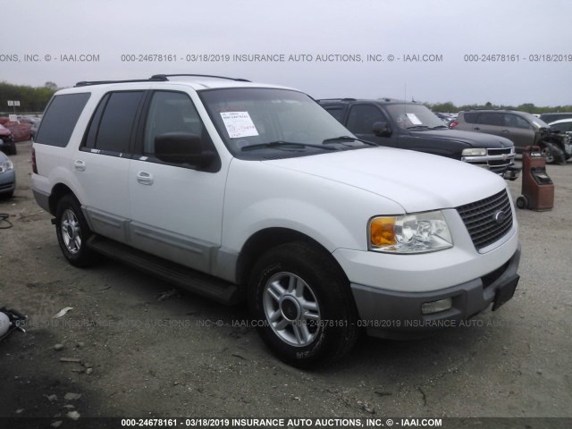 1FMRU15W03LA90067 - 2003 FORD EXPEDITION XLT WHITE photo 1