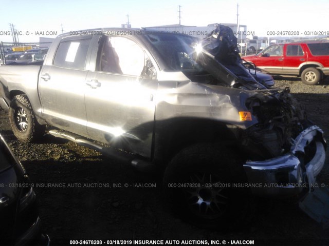 5TFAY5F1XEX393935 - 2014 TOYOTA TUNDRA CREWMAX PLATINUM Silber Foto 1