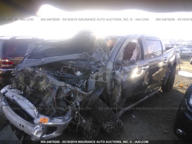 5TFAY5F1XEX393935 - 2014 TOYOTA TUNDRA CREWMAX PLATINUM Silber Foto 2