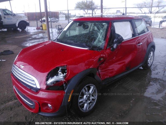 WMWSU3C53DT374058 - 2013 MINI COOPER RED photo 6