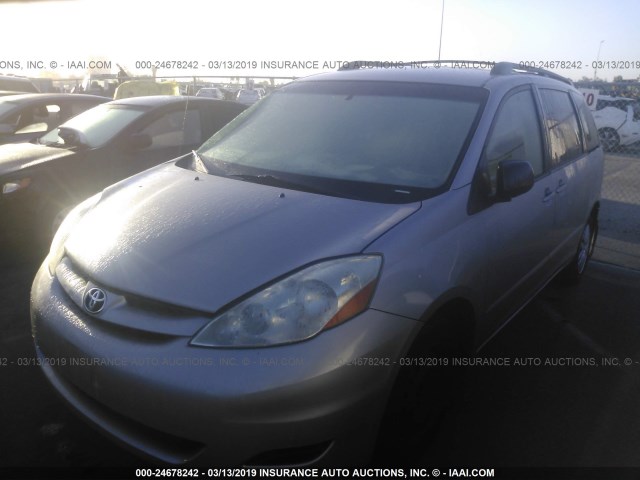 5TDZK23C68S178667 - 2008 TOYOTA SIENNA CE/LE SILVER photo 2