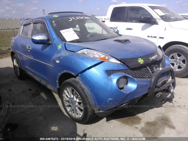 JN8AF5MR0CT107419 - 2012 NISSAN JUKE S/SV/SL BLUE photo 1