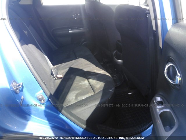 JN8AF5MR0CT107419 - 2012 NISSAN JUKE S/SV/SL BLUE photo 8