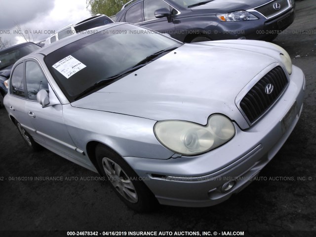 KMHWF25S44A091851 - 2004 HYUNDAI SONATA GL SILVER photo 1