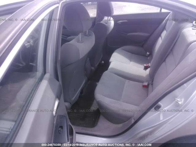 2HGFA1F54AH577192 - 2010 HONDA CIVIC LX SILVER photo 8