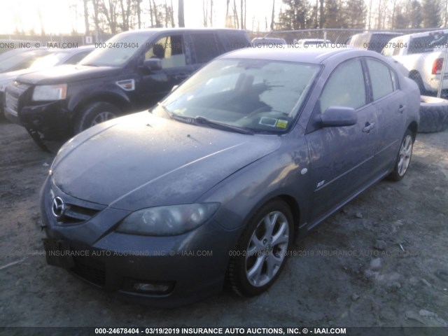 JM1BK324871733633 - 2007 MAZDA 3 S GRAY photo 2