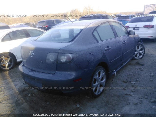 JM1BK324871733633 - 2007 MAZDA 3 S GRAY photo 4