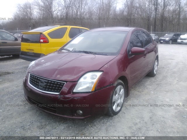 3N1AB61E58L745694 - 2008 NISSAN SENTRA 2.0/2.0S/2.0SL MAROON photo 6