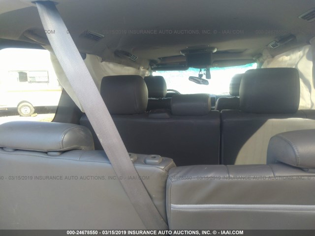 JTJBT20X550070462 - 2005 LEXUS GX 470 GRAY photo 8