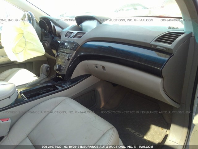 2HNYD28679H531405 - 2009 ACURA MDX TECHNOLOGY WHITE photo 5