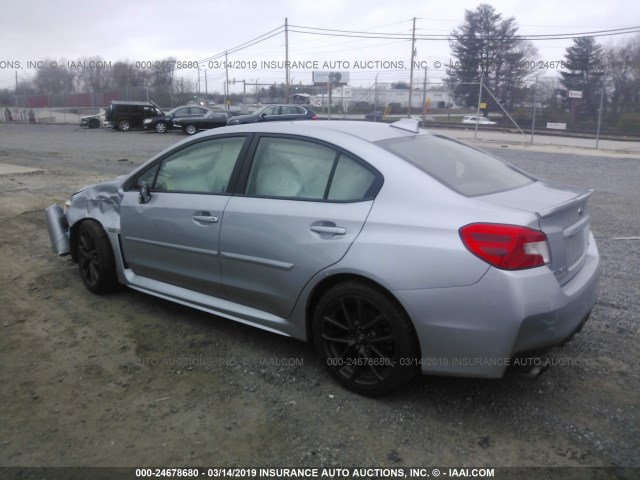 JF1VA1C69J9800372 - 2018 SUBARU WRX PREMIUM SILVER photo 3