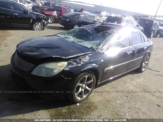 1G8ZV57747F249721 - 2007 SATURN AURA XR BLACK photo 2