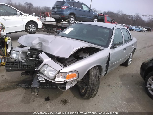 2FAHP71VX8X160052 - 2008 FORD CROWN VICTORIA POLICE INTERCEPTOR SILVER photo 2