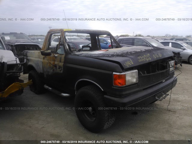 1FMEU15H6LLB02450 - 1990 FORD BRONCO U100 BLACK photo 1