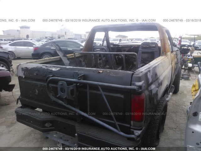 1FMEU15H6LLB02450 - 1990 FORD BRONCO U100 BLACK photo 4