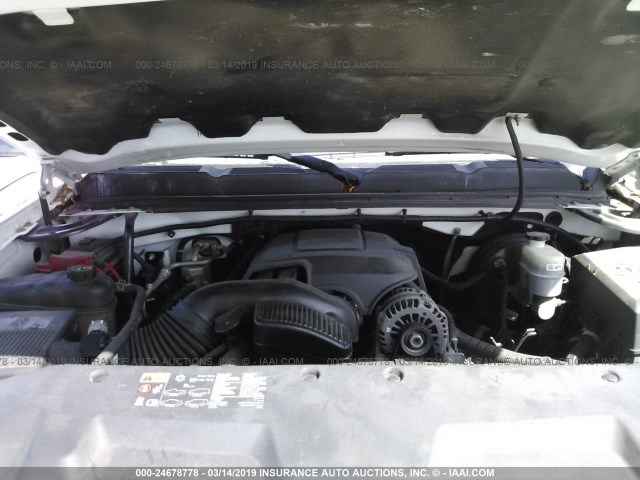 1GCNCPEA7CZ248513 - 2012 CHEVROLET SILVERADO C1500 თეთრი ფოტო 10