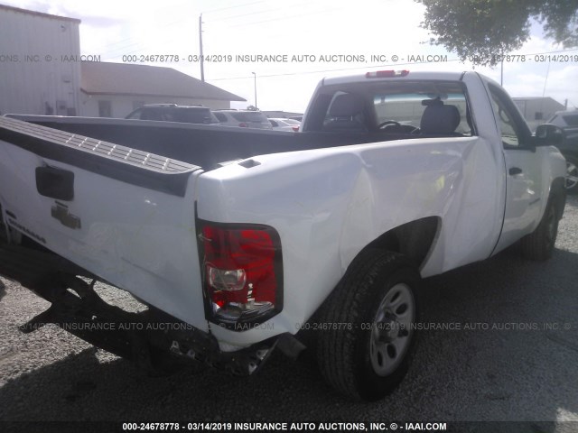 1GCNCPEA7CZ248513 - 2012 CHEVROLET SILVERADO C1500 თეთრი ფოტო 4