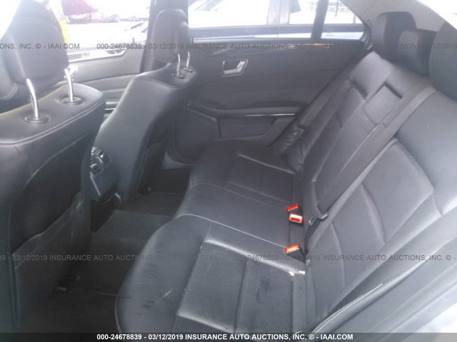 WDDHF5KB0EA892187 - 2014 MERCEDES-BENZ E 350 GRAY photo 8