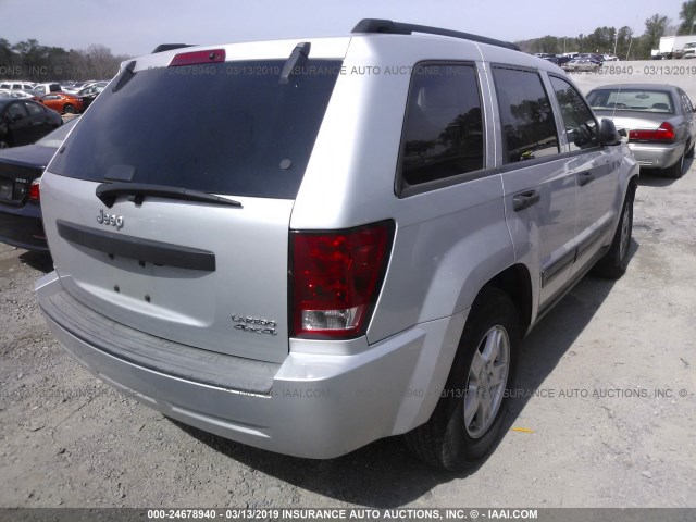 1J4GR48K96C298082 - 2006 JEEP GRAND CHEROKEE LAREDO/COLUMBIA/FREEDOM 银色 照片 4